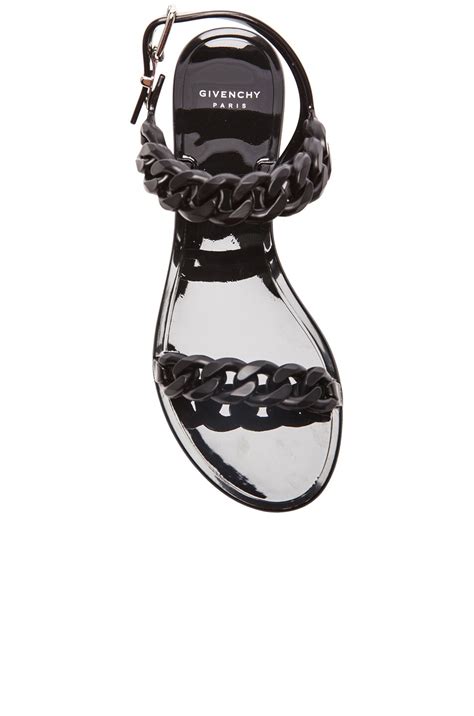 givenchy jelly chain link flat sandal|Givenchy Jelly Chain.